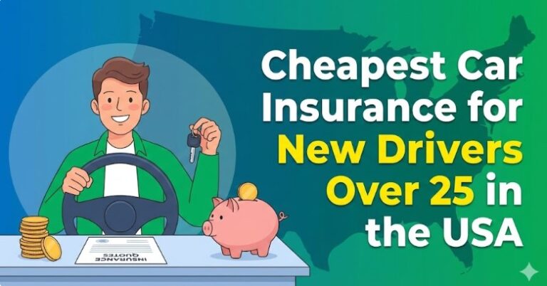 Cheapest Car Insurance for New Drivers Over 25 in the USA