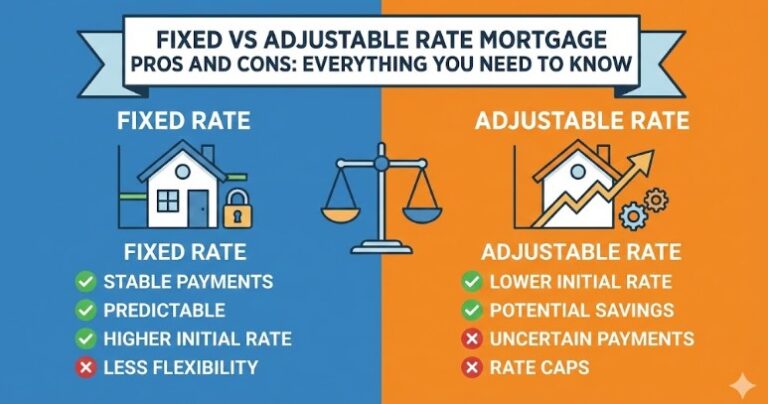 Fixed vs Adjustable Rate Mortgage Pros and Cons